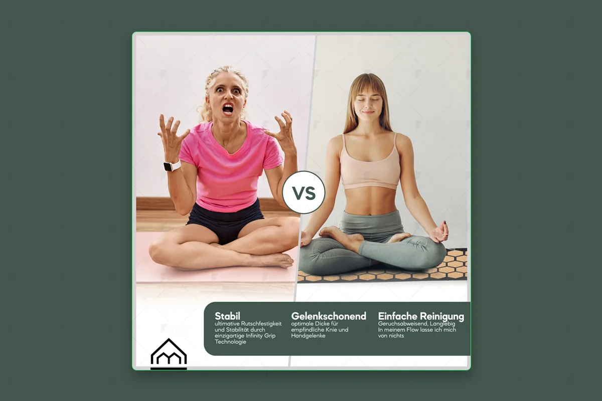 Yoga Mat — Cork against foam
