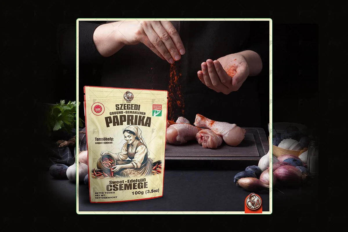 Szegedi — Seasoning, in the hand